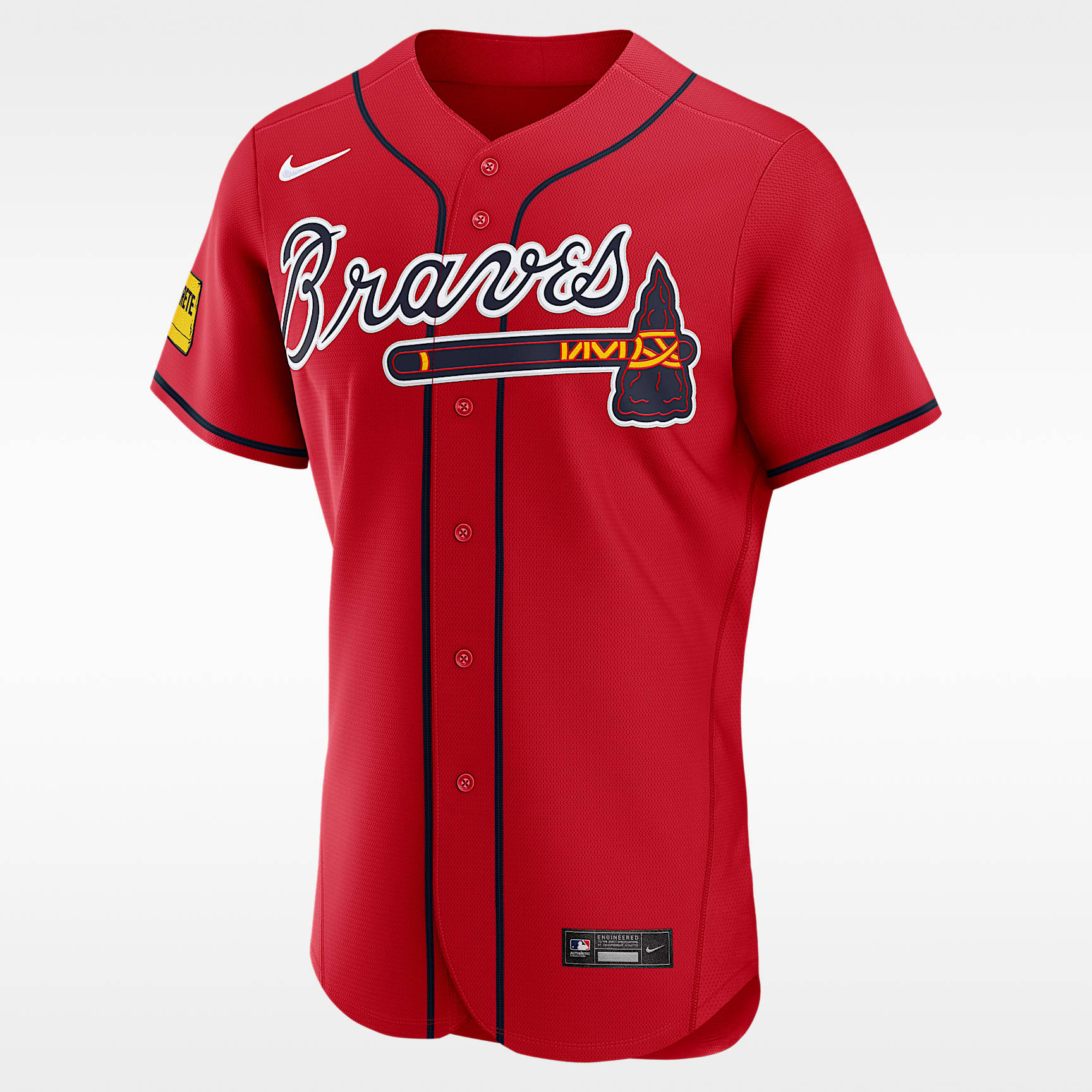ロナルドアクーニャjr AU.JSY Ronald Acuña Jr. Atlanta Braves Men's Nike MLB Authentic Jersey